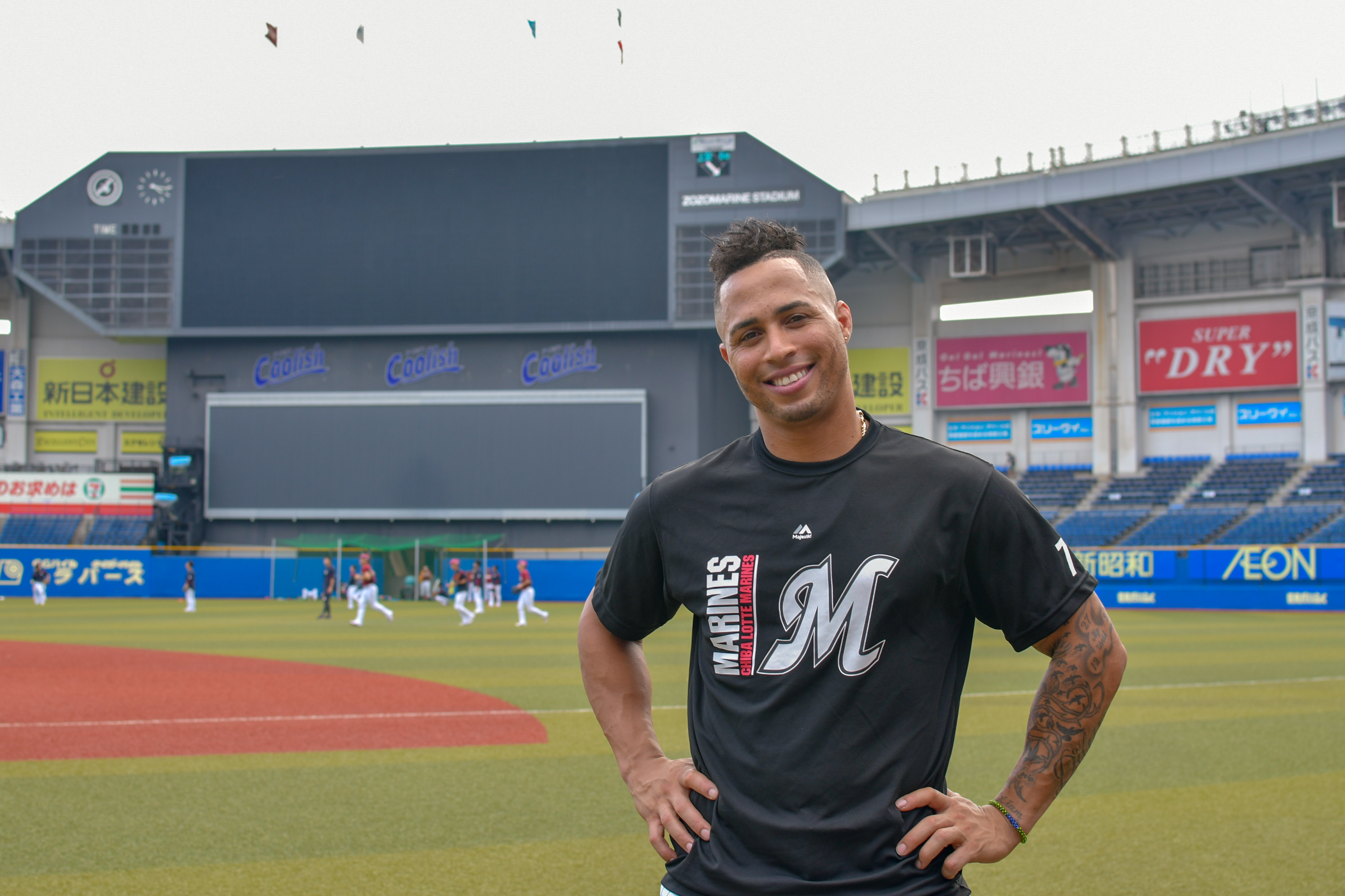 千葉ロッテマリーンズのレオネス・マーティン選手