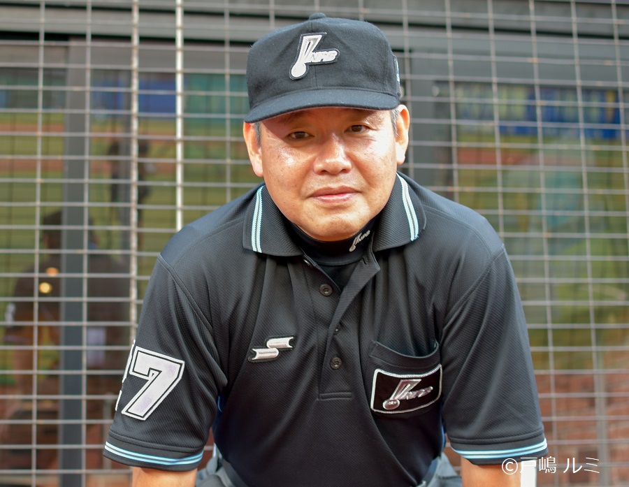 日本野球機構（NPB）所属の現役審判員、森健次郎さん