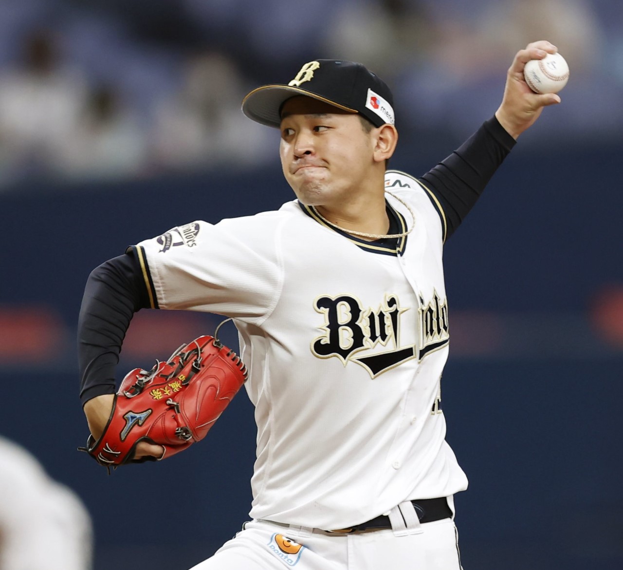 オリックスバファローズ宮城大弥 2021年優勝記念ユニフォーム Oサイズ